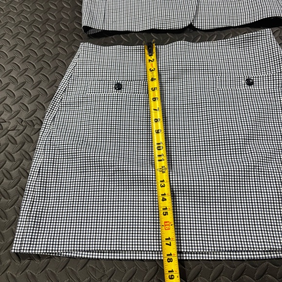 LOFT Houndstooth Blazer & Skirt Set Navy White NWT Mixed Sizes 12 / 14 - Picture 14 of 16